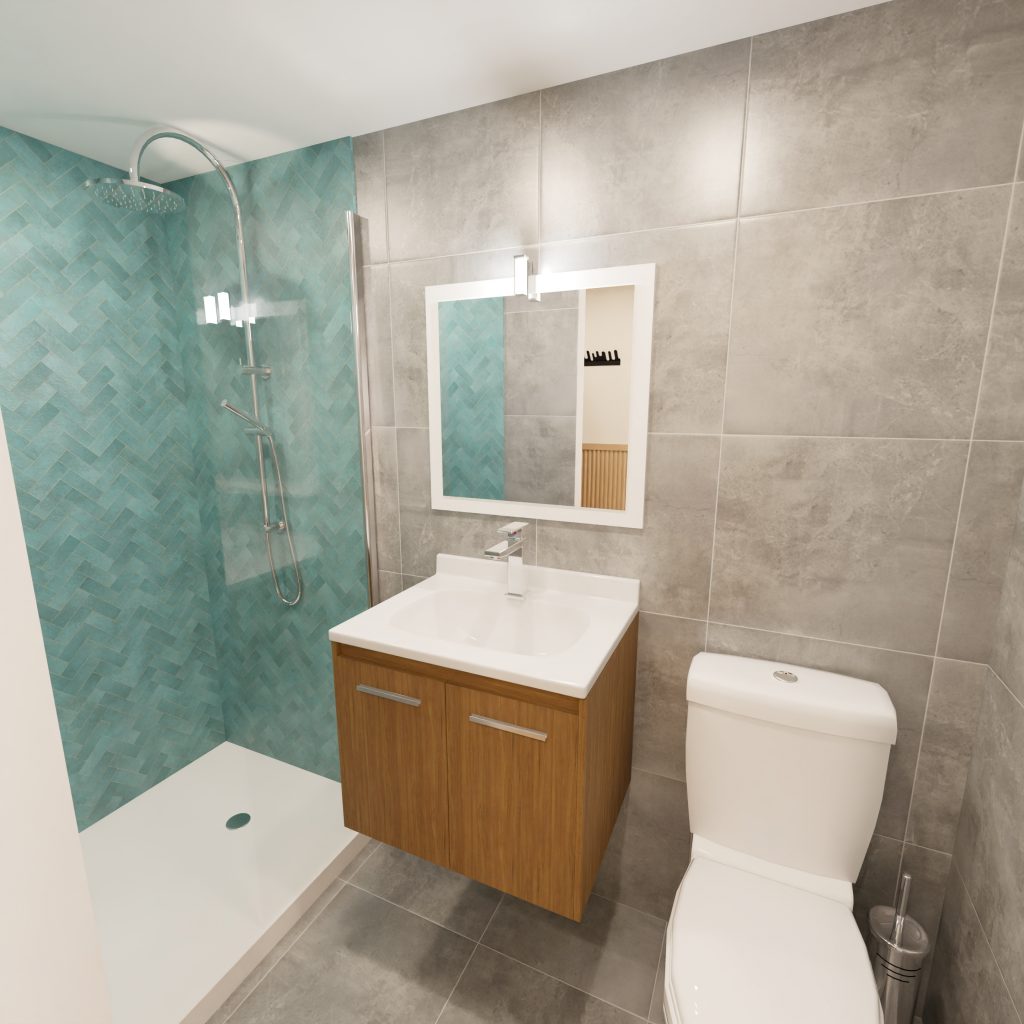 Rénovation d'une salle de bain à Hayange